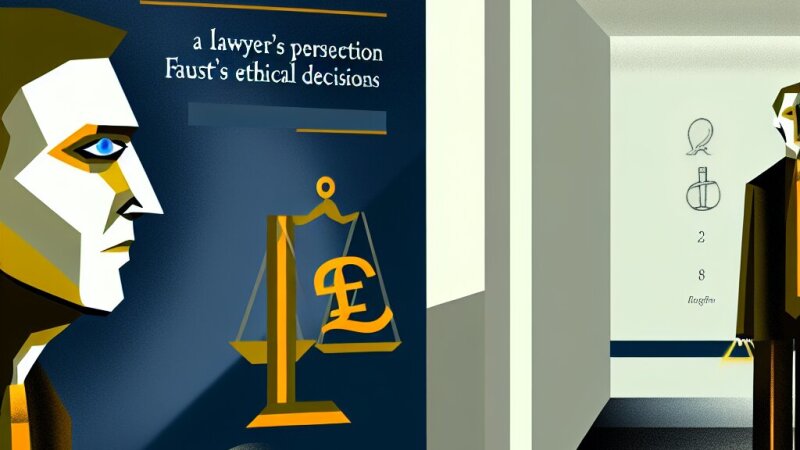 Advokāta skatījums uz Fausta izvēļu ētisko pamatojumu