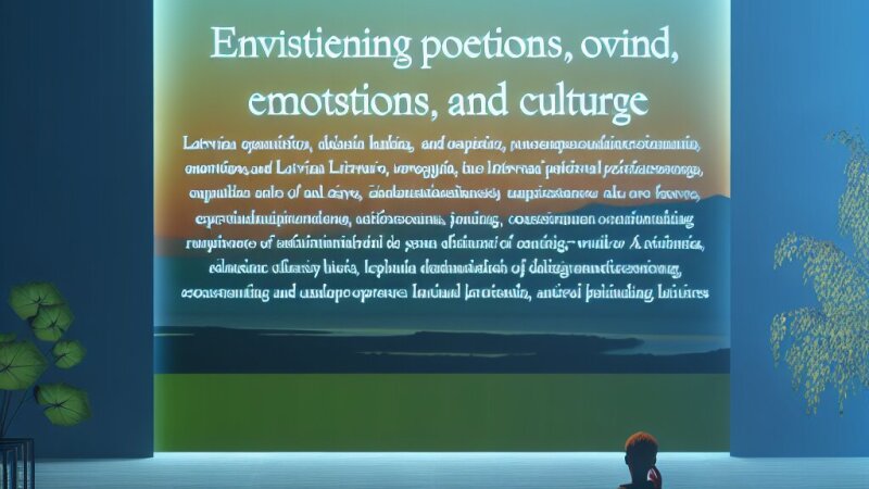 Dzeja un esejas: kā tās atklāj emocijas, domas un kultūru