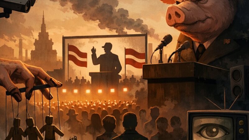 Džordža Orvela “Dzīvnieku ferma” un tās nozīme mūsdienu sabiedrībā