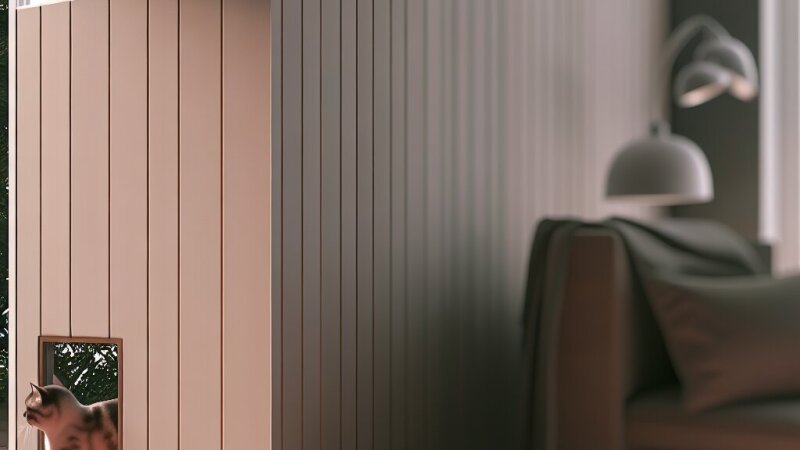 Kā pareizi uzstādīt kaķu durtiņas mājas ērtībai un dzīvnieka brīvībai