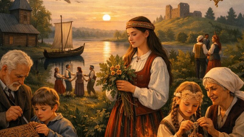 Latviešu kultūras kanons: mūsu vērtības un tradīcijas