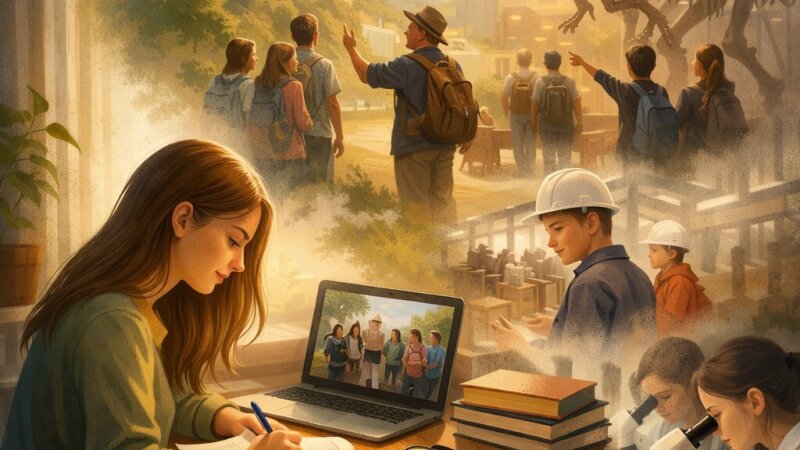 Mācību ekskursiju nozīme un organizācija prakses darba laikā