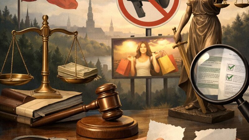 Reklāmas tiesiskie noteikumi un atbildība par pārkāpumiem Latvijā