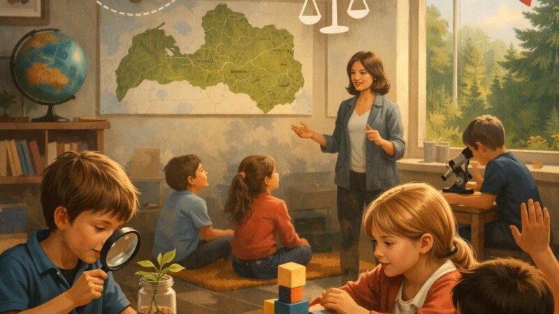 Sākumskolas mācību saturs, metodes un vide Latvijā