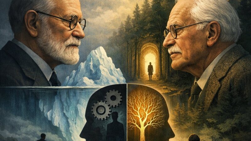 Zigmunda Freida un Karla Junga psiholoģijas salīdzinājums un nozīme